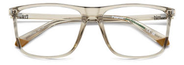 Men Premium Polaroid Eyeglasses: PLD D536 - Beige - SpecSMART Eye Clinic (Front View)